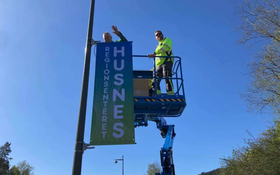 Nye banner på plass – Stor takk til Petol